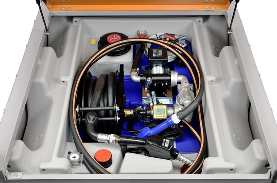 Mobilná nádrž na naftu DT-Mobil PRO ST COMBI PREMIUM 980/200 l, 230 V, 70 l/min