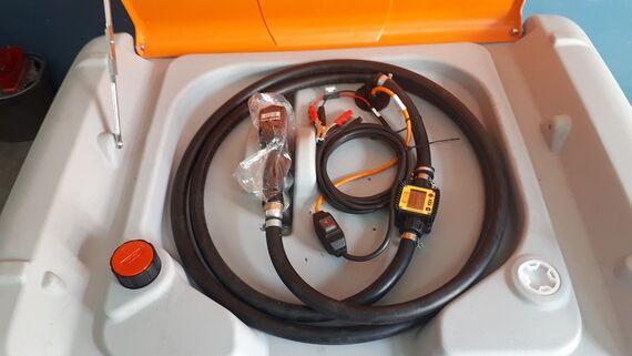 Mobilná nádrž na naftu DT-MOBIL Easy 440 l,  30 l/min, s krytom