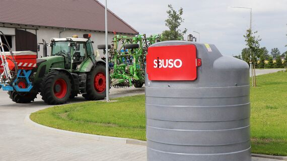 Plastová, dvojplášťová nádrž na naftu SIBUSO 2500L ECONOMIC