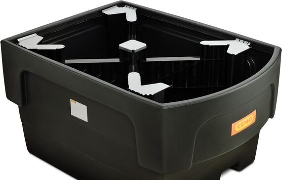 Záchytná vaňa plastová 1100/1-PE pod IBC bez roštu