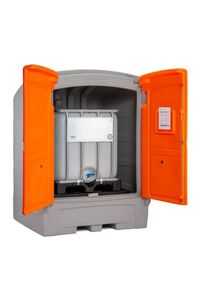 Depot z PE 1100/1, pre 4 ks 200 l sudov / 1 ks 1000 l IBC