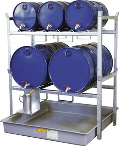 Regál na  2 X 200 L sud a 3 X 60 L sud