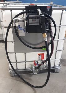 Mobilná nádrž na naftu IBC 1000 l + zostava PIUSI, 12 V, 40 l/min, K33, filter