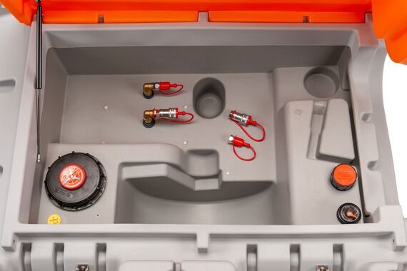 Mobilná nádrž pre dieselagregáty, dvojplášťová CUBE Mobil 980 l