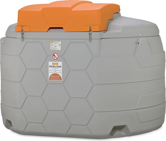 Plastová, dvojplášťová plastová nádrž na naftu CUBE-Tank 5000 l PREMIUM