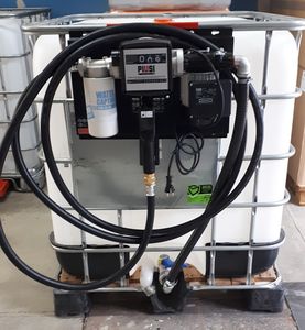 Mobilná nádrž na naftu IBC 1000 l + zostava PIUSI, 230 V, 50 l/min, K33