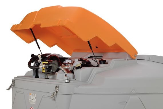 Plastová, dvojplášťová plastová nádrž na naftu CUBE-Tank 5000 l PREMIUM