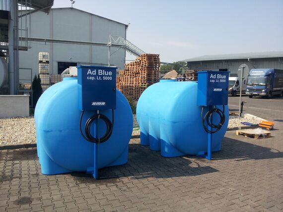 Jednoplášťová nádrž na AdBlue ADO 5000 L