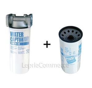 Filter na naftu 30 MIC s odlučovačom vody + náhradná vložka