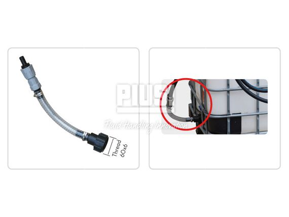 Sací set na AdBlue na spodný vývod IBC