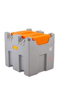Mobilná dvojplášťová nádrž na naftu CEMO CUBE Mobil DUO, 24 V/12 V - BASIC
