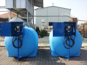 Jednoplášťová nádrž na AdBlue ADO 5000 L