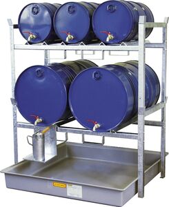 Regál na  2 X 200 L sud a 3 X 60 L sud