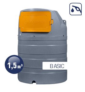 Plastová, dvojplášťová nádrž na naftu SWIMER 1500L ECO LINE BASIC