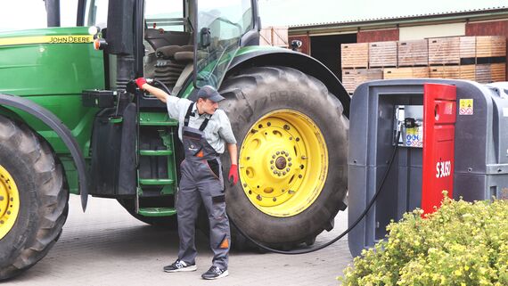 Plastová, dvojplášťová nádrž na naftu SIBUSO H-2500L ECONOMIC