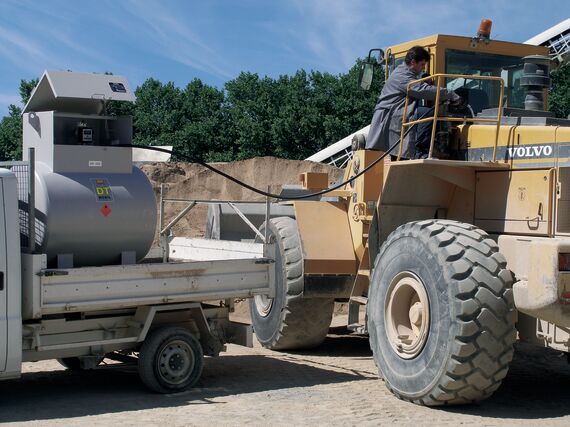 Mobilná dvojplášťová nádrž na naftu DT-Mobil 980 L