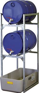 Regál na 2 x 60 l sudy