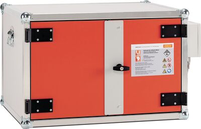 Ohňuvzdorná skriňa, typ 8/5 PREMIUM PLUS, na nabíjanie lítiových batérií so systémom LockEx®