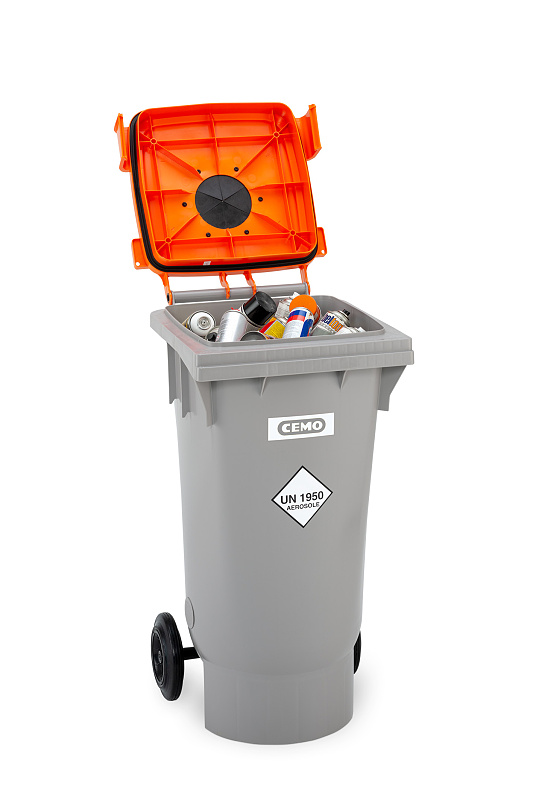 Zberná nádoba na spreje