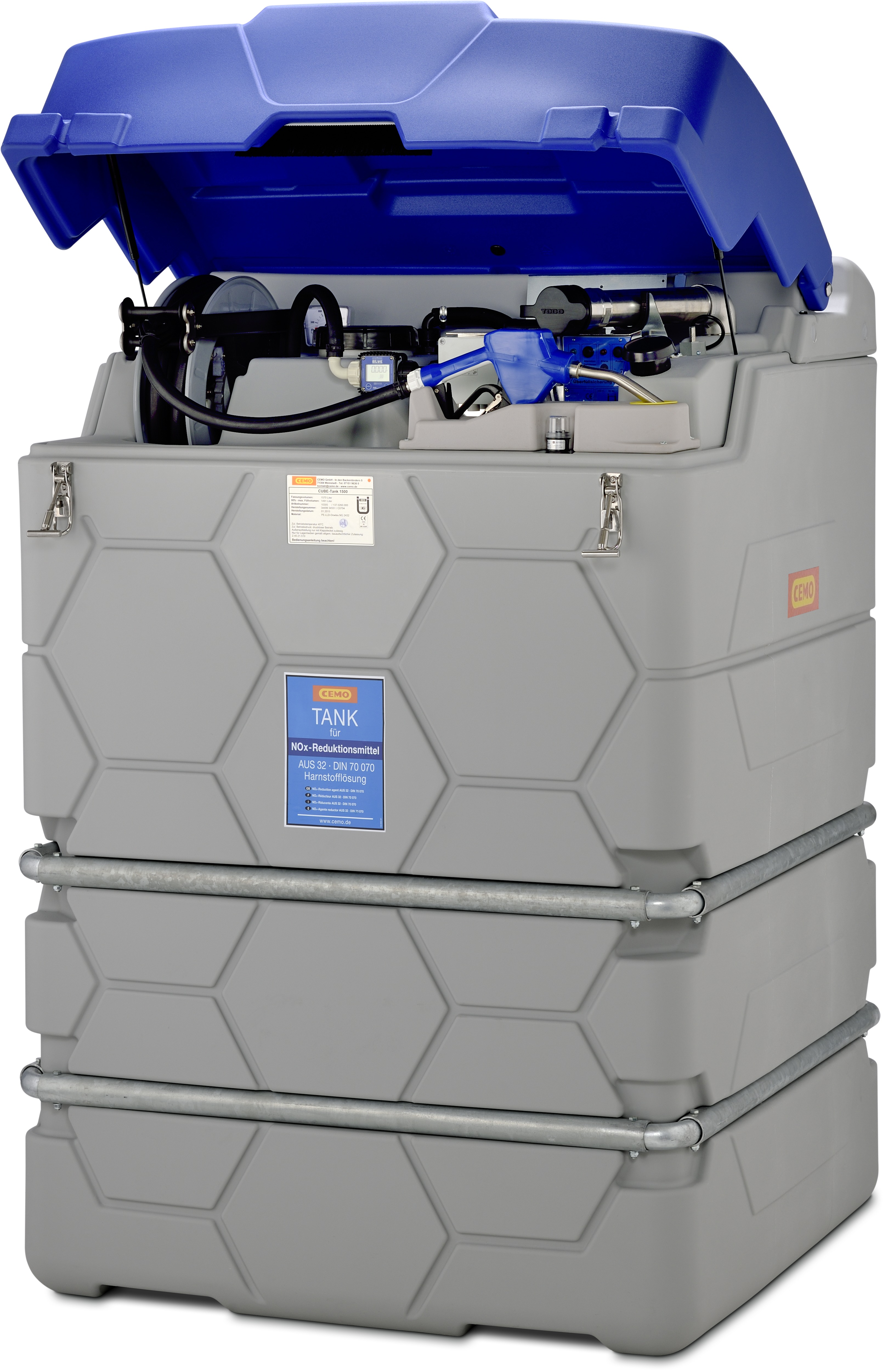 Nádrž na AdBlue CUBE-Tank PREMIUM 2500 L - dvojplášťová