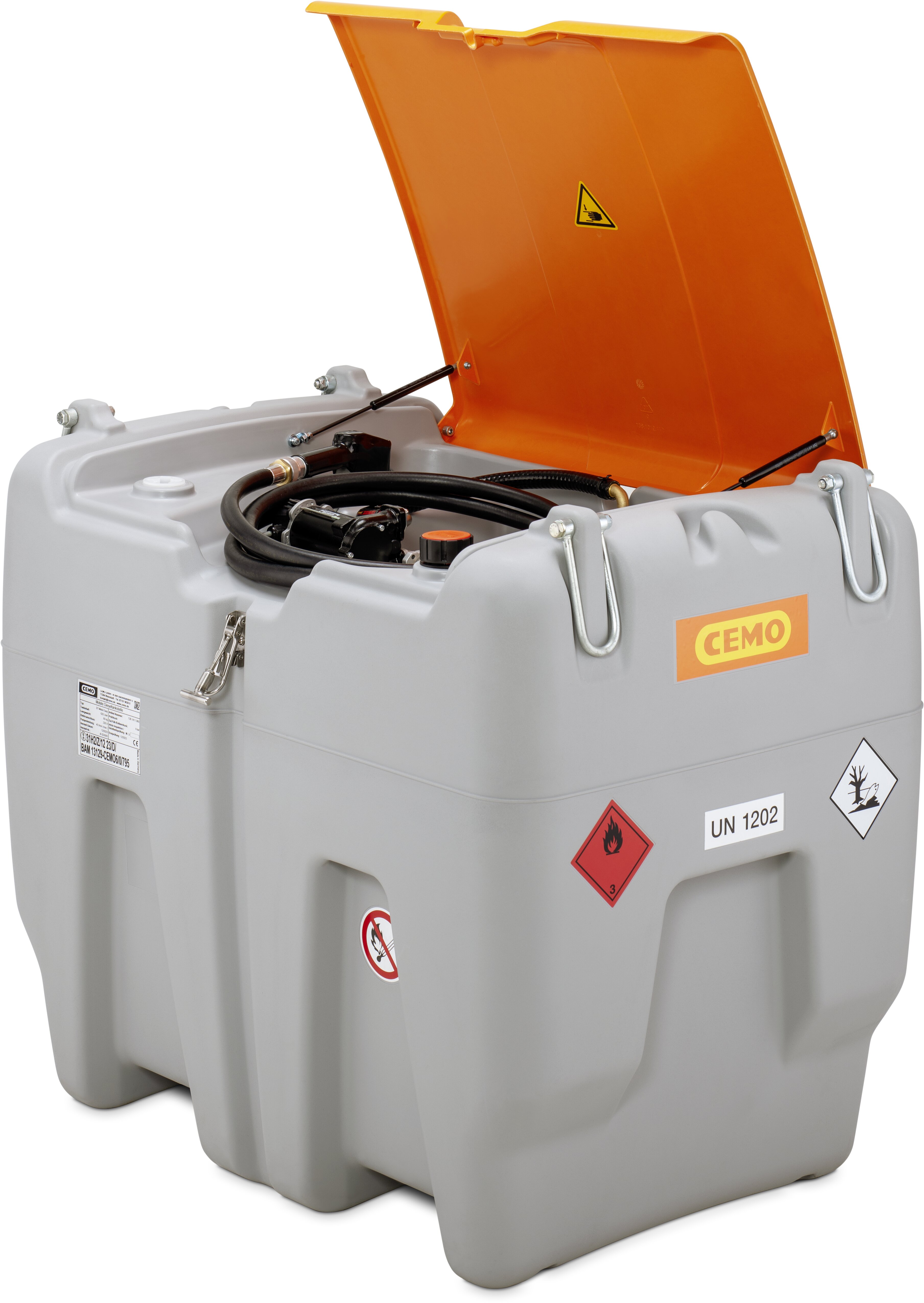 Mobilná nádrž na naftu DT-MOBIL Easy 620 l,  AKU Battery 18 V - 4 Ah,  40 l/min