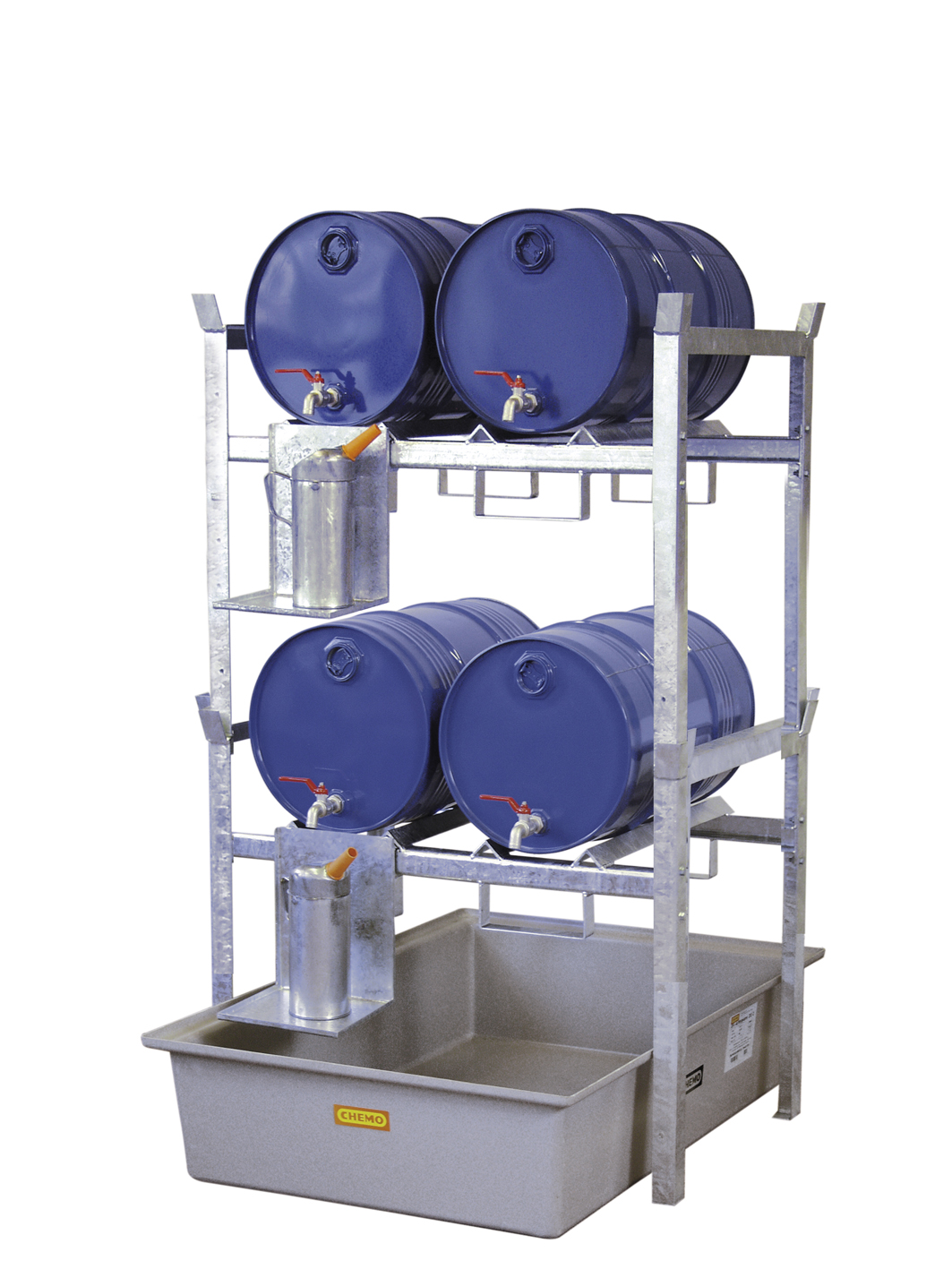 Regál na  4 X 60 L, alebo 2 X 200 L sud