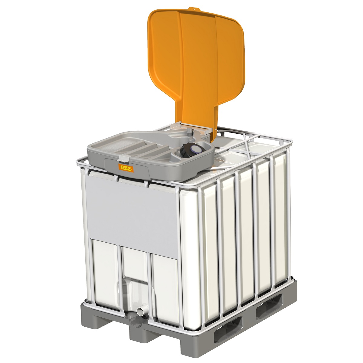 Plniaci lievik pre IBC s vekom